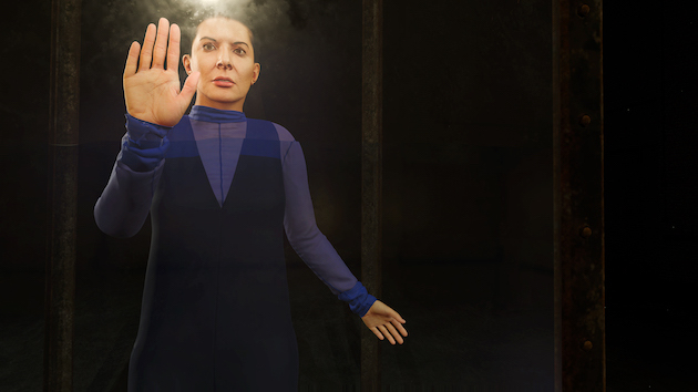 Thumb marina abramovic   still from the behind the scenes of rising  courtesy of acute art copy baixa