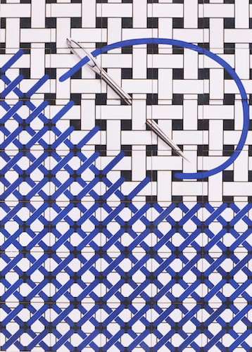 Thumb bordado  cera mica sobrevidrado  2 10 x 1 50cm  colec a o sergio carvalho 